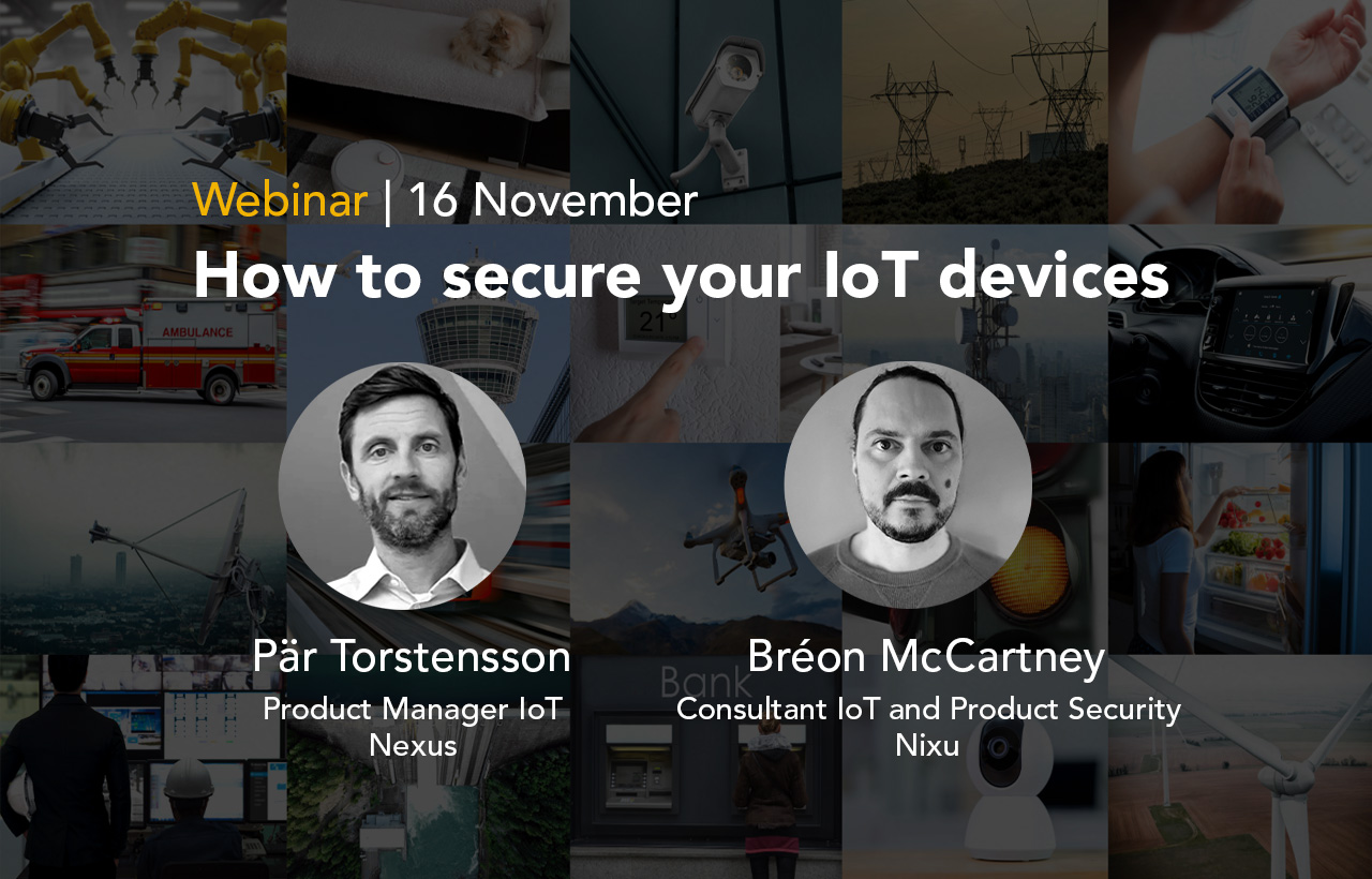 Webinar: How to secure your IoT device
